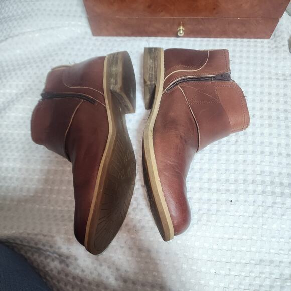 TIMBERLAND EUC WOMENS SZ 8W SAVIN HILL DOUBLE BUCKLE BOOTIES BOOTS SHOES - Picture 6 of 11